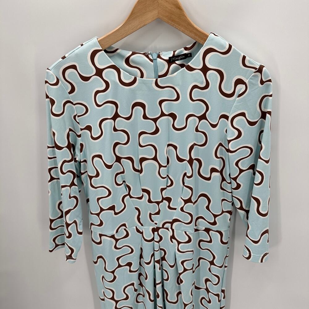 J. McLaughlin Catalina Cloth Mia 3/4 Sleeve Dress // M - Picture 6 of 13